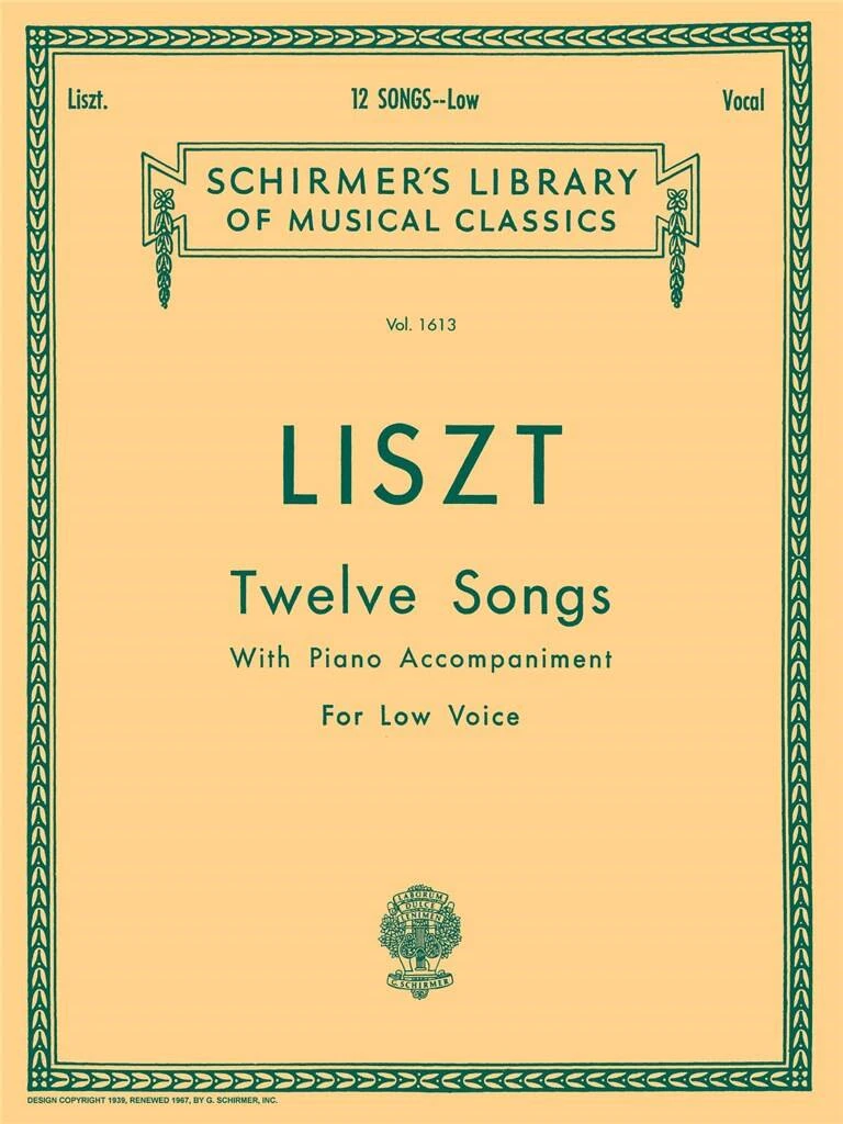 Schirmer - Liszt - 12 SONGS